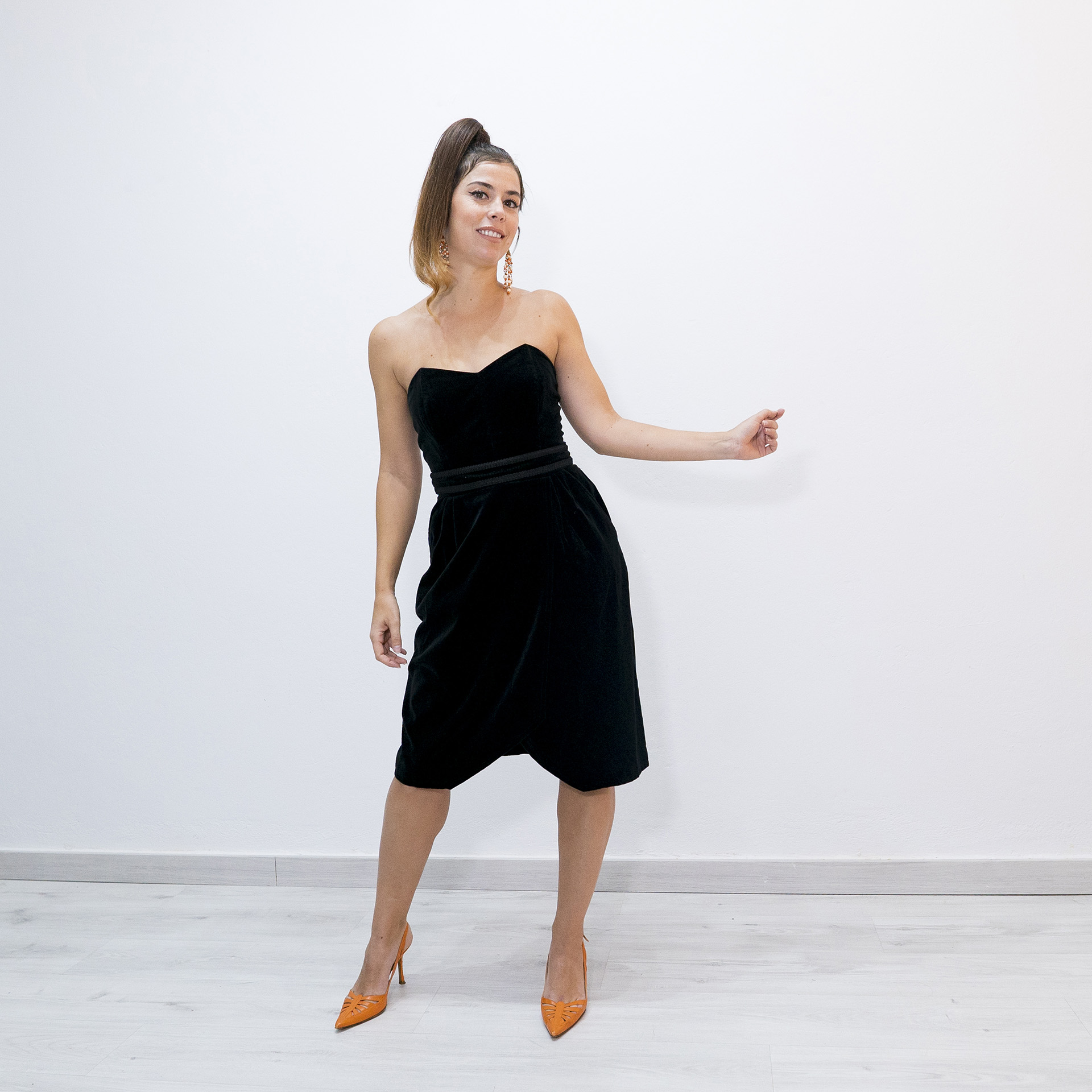 Vestido terciopelo Talla 42 Vintage