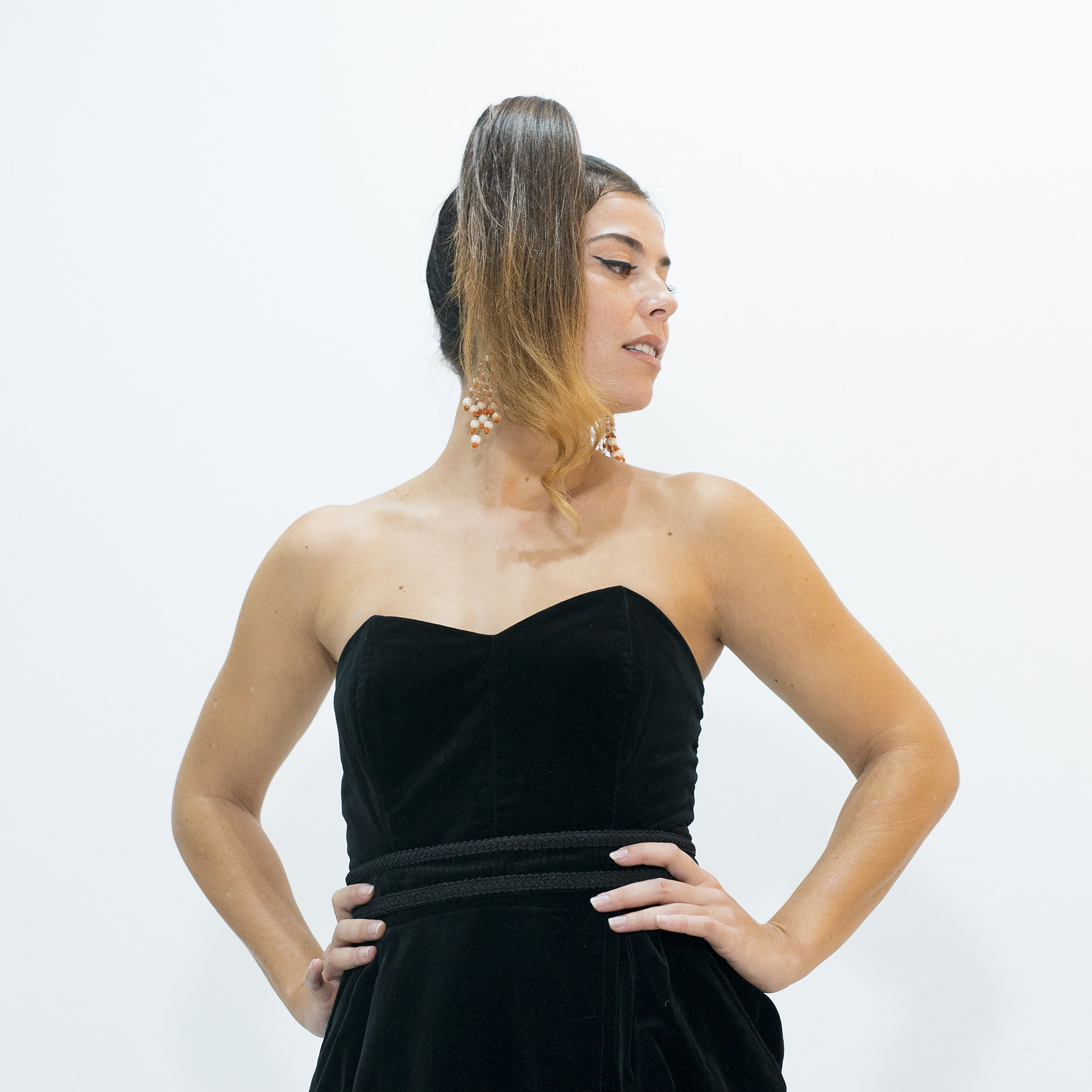 Vestido terciopelo Talla 42 Vintage