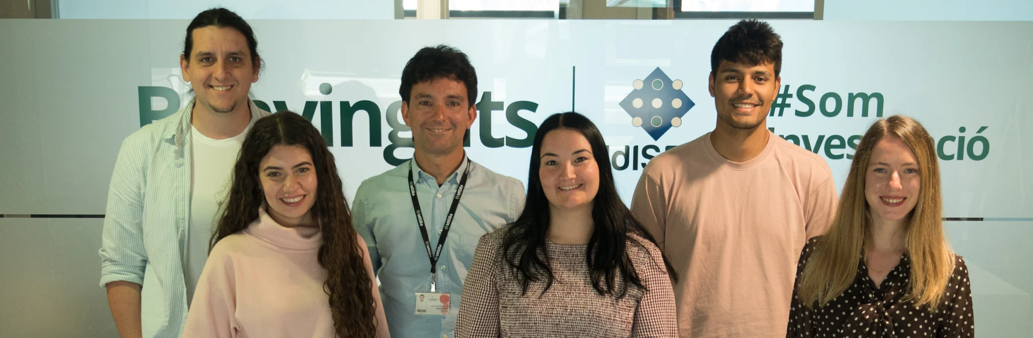 Equipo de investigación del IdISBa en sus instalaciones