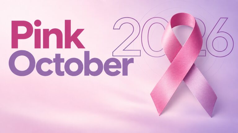 Pink October 2026: lazo rosa y violeta de la campaña de la Asociación Elena Torres